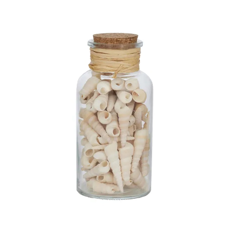 Seashells Glass Jar Auger