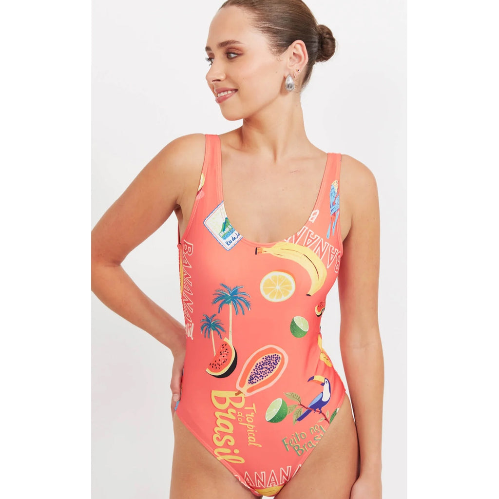 Swimsuit Cabana One Piece - Brasil Coral