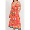 Dress Cabana Tie - Brasil Coral