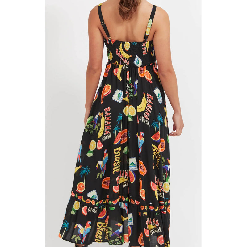 Dress Cabana Tank Maxi - Brasil Black