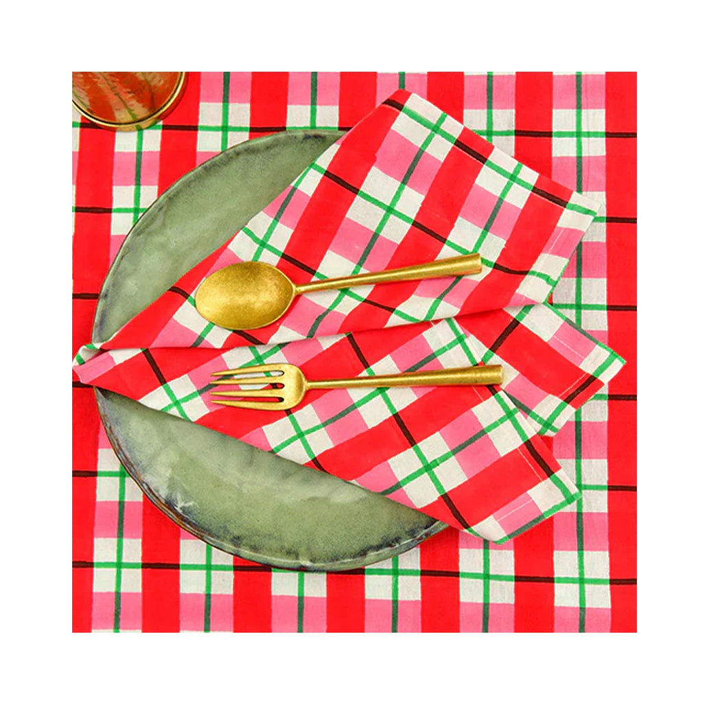 Napkin Set 4 Calypso Check