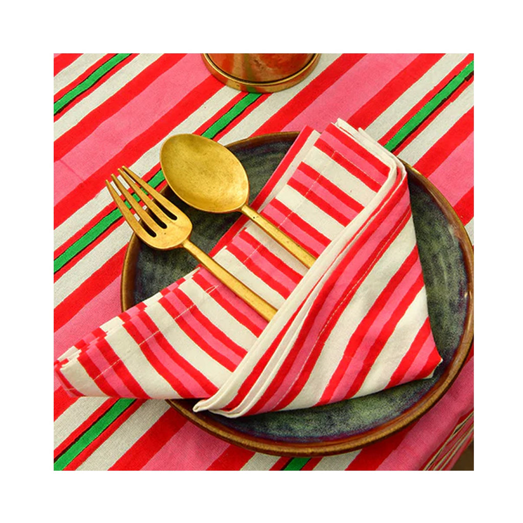 Napkin Set 4 Calypso Stripe
