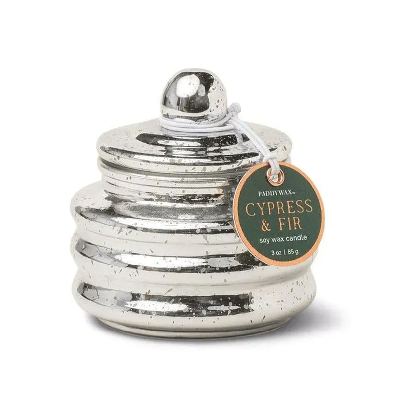 Candle Holiday Beam Silver - Cypress & Fir