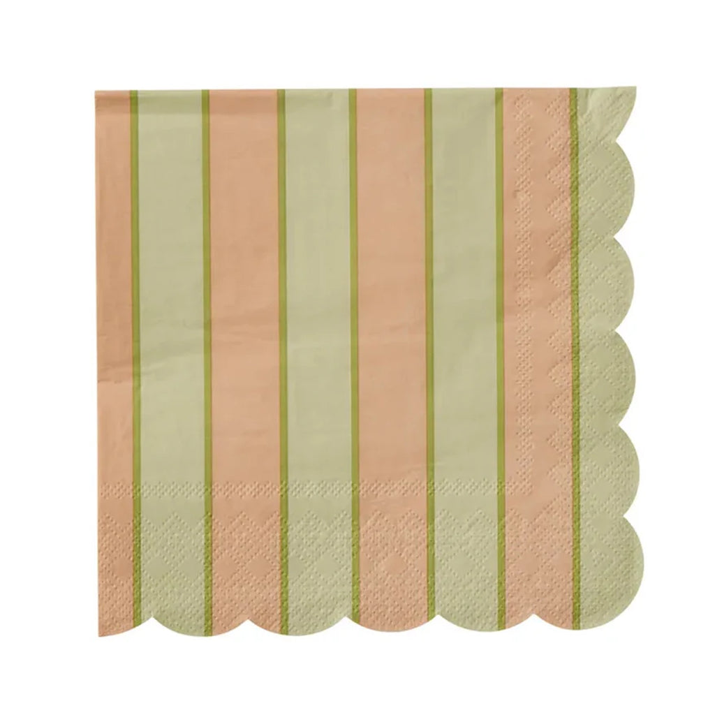Napkin Carnival -  Peach/Green