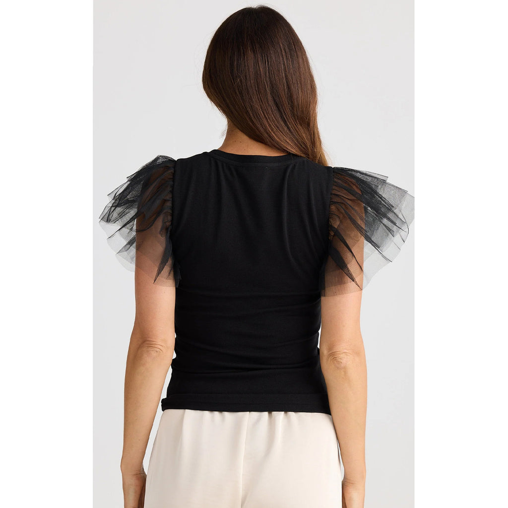 Top Chance Tee Black