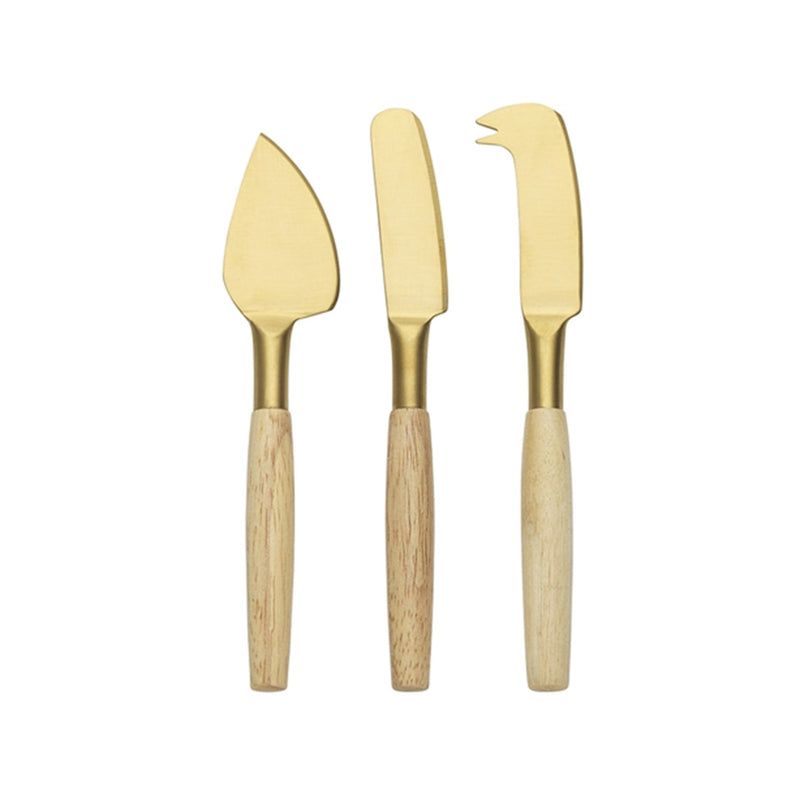 Cheese Knife Set Alto - Gold