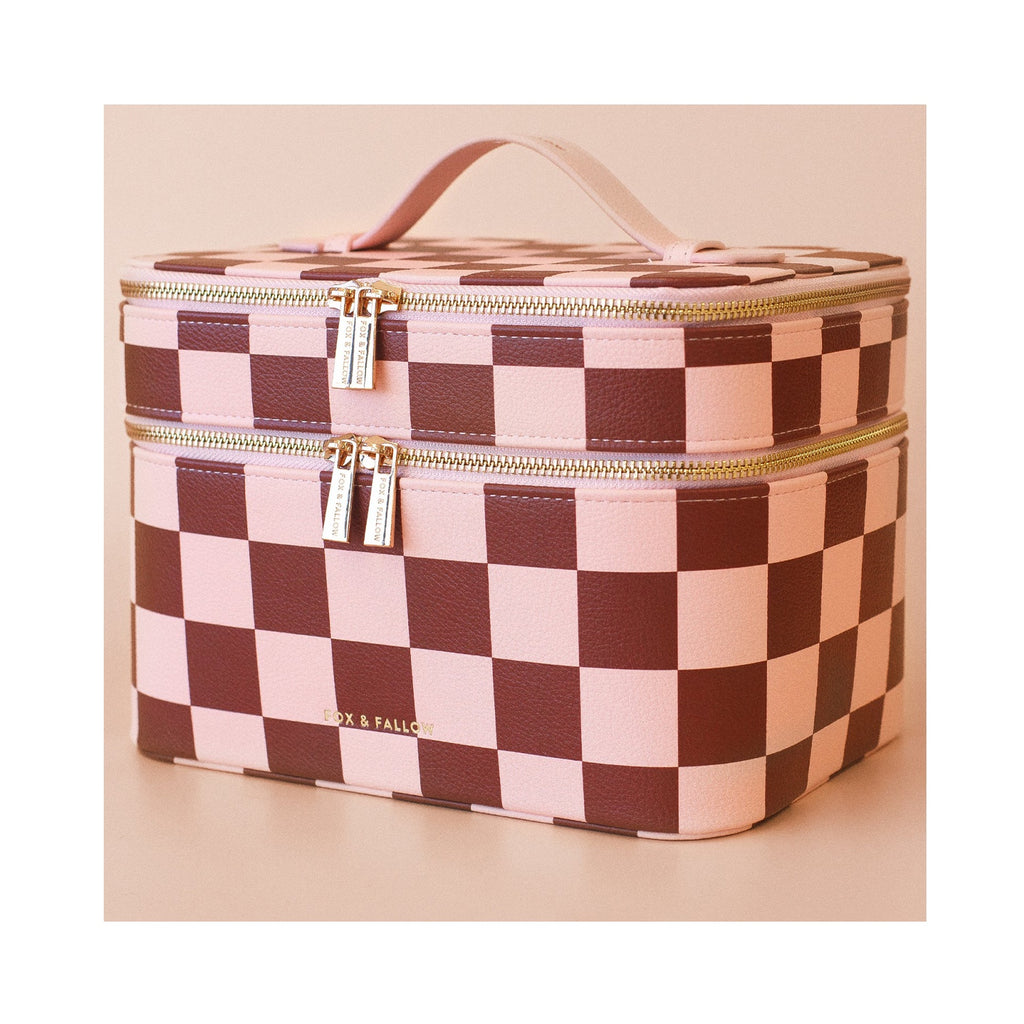 Vanity Case - Cherry Check