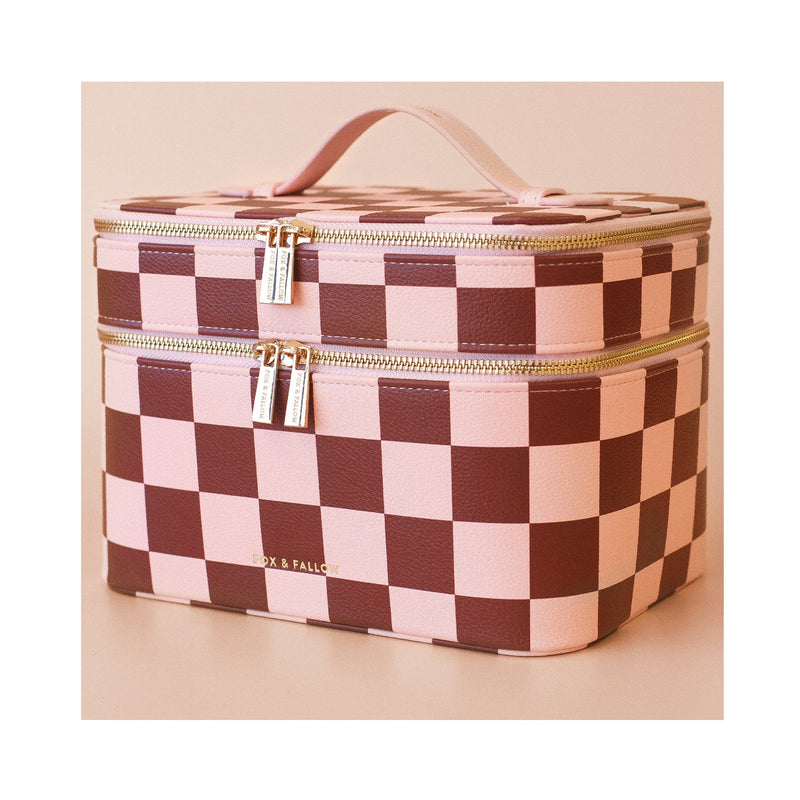 Vanity Case - Cherry Check