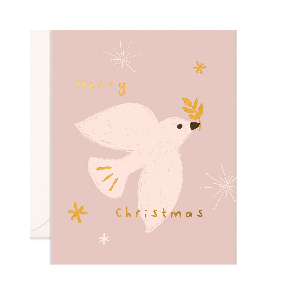 Card Christmas Dove Greeting