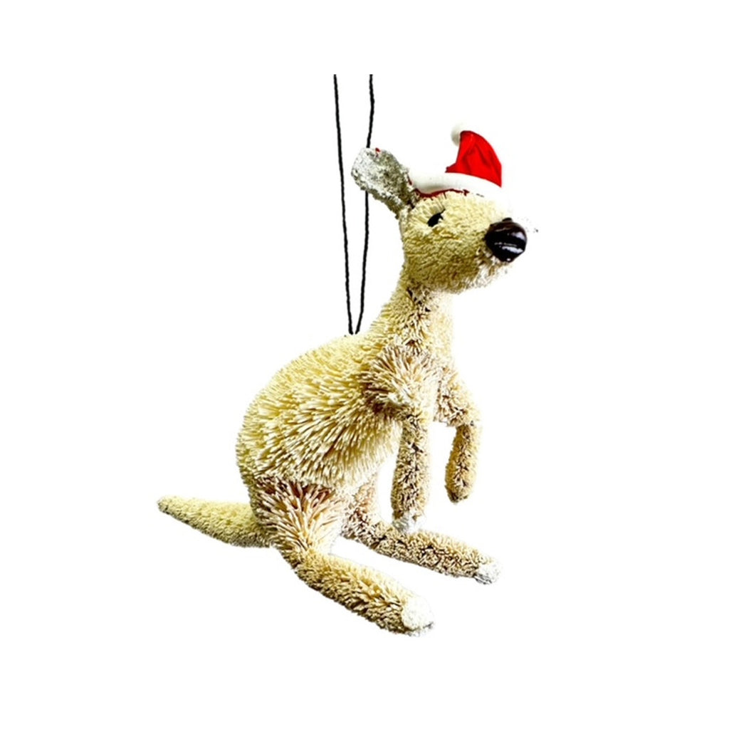 Christmas Ornament - Kangaroo White