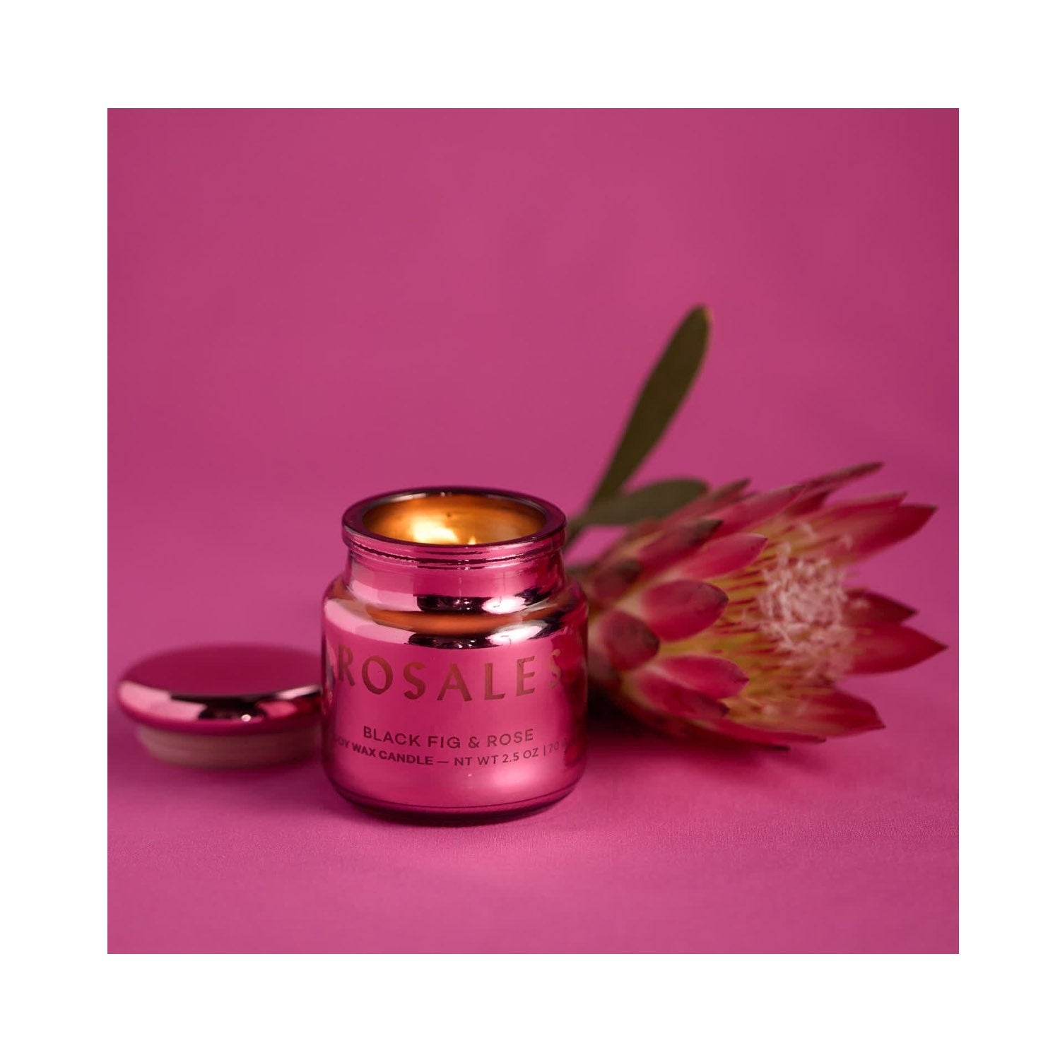 Candle Chroma Hot Pink - Saffron Rose