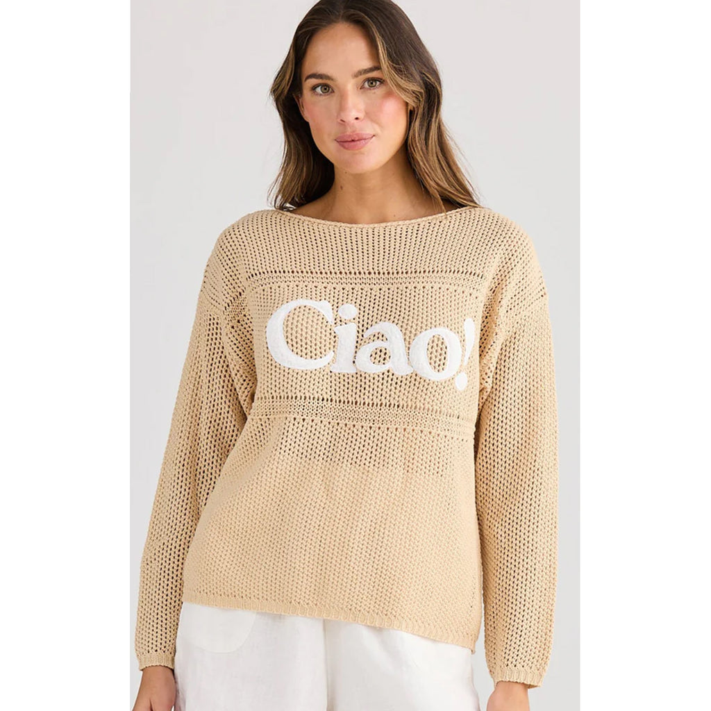 Knit Ciao - Neutral & White