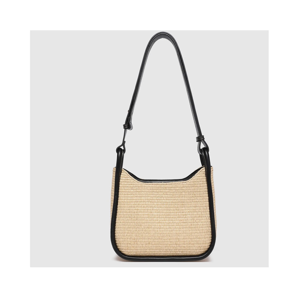 Bag Clare Shoulder - Raffia Black