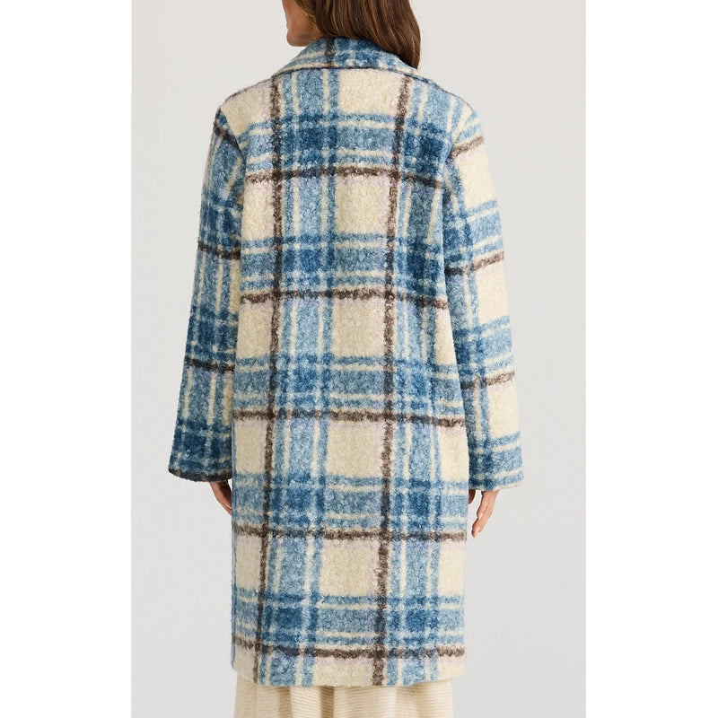 Coat Lana - Blue Check
