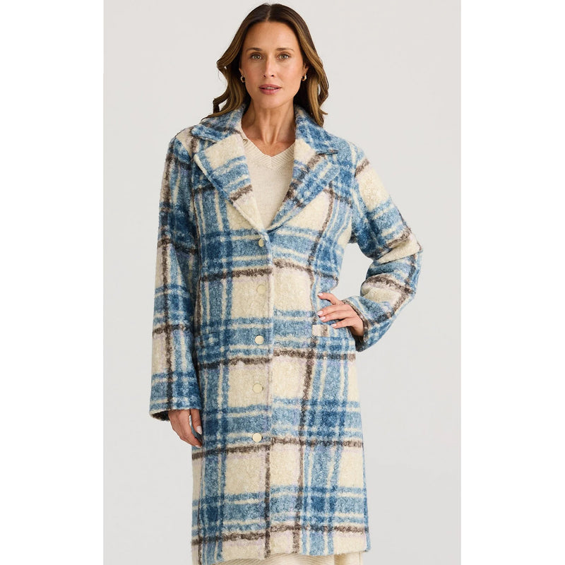 Coat Lana - Blue Check