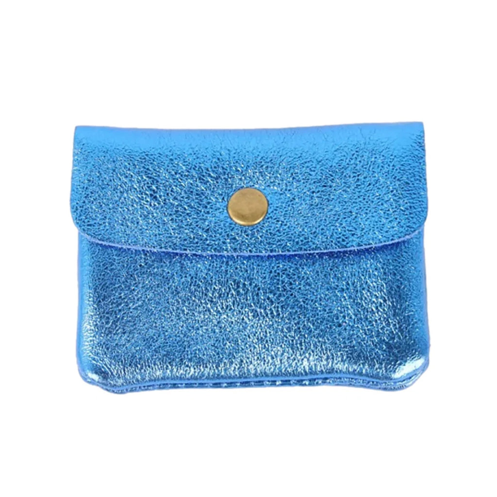 Coin Purse Metallic - Electric Blue