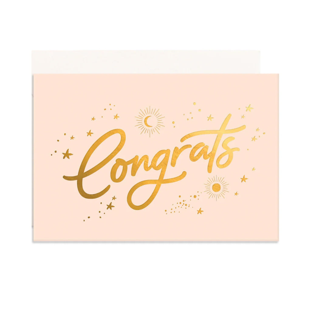 Card Mini Congrats Stars