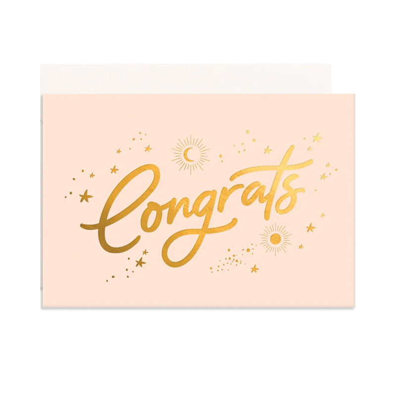 Card Mini Congrats Stars