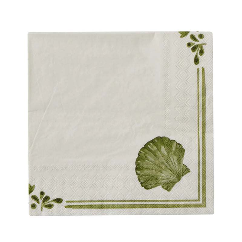 Napkin Costiera 20pk 3 Ply - Green