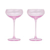 Coupe Glass Set 2 'The Lou' - Lilac