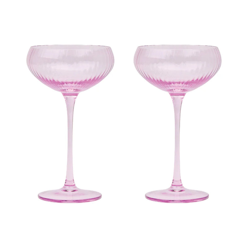 Coupe Glass Set 2 'The Lou' - Lilac