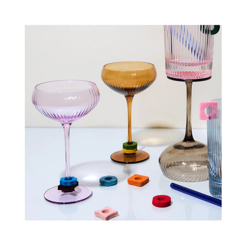 Coupe Glass Set 2 'The Lou' - Lilac