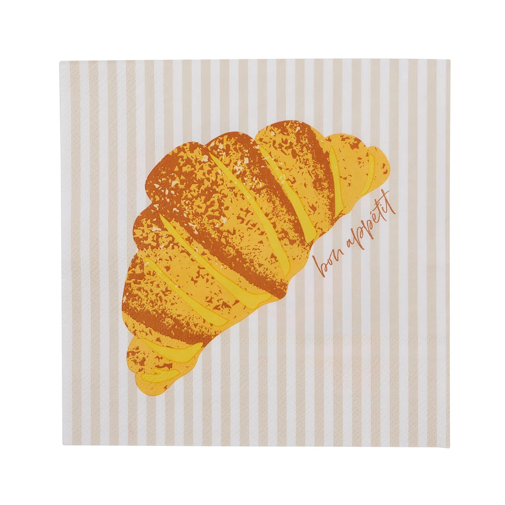 Napkin Croissant 20pk 3 Ply