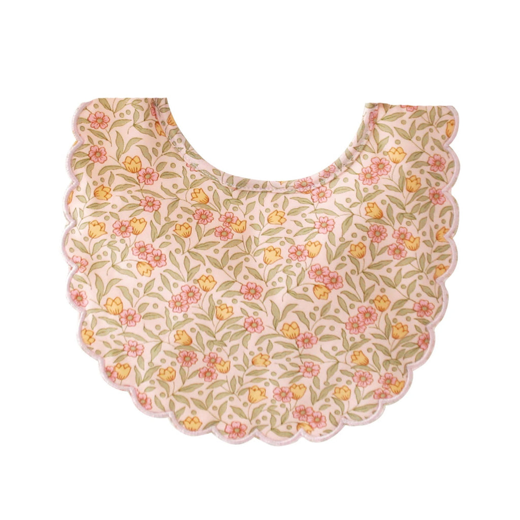 Bib Scallop Blossom Lily Pink