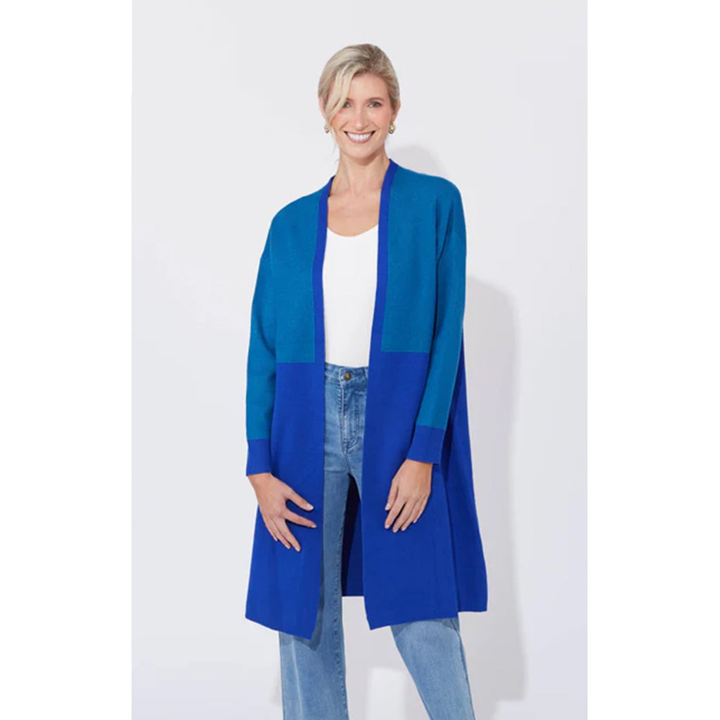 Cardigan Cyprus ONE SIZE - Blue Oasis