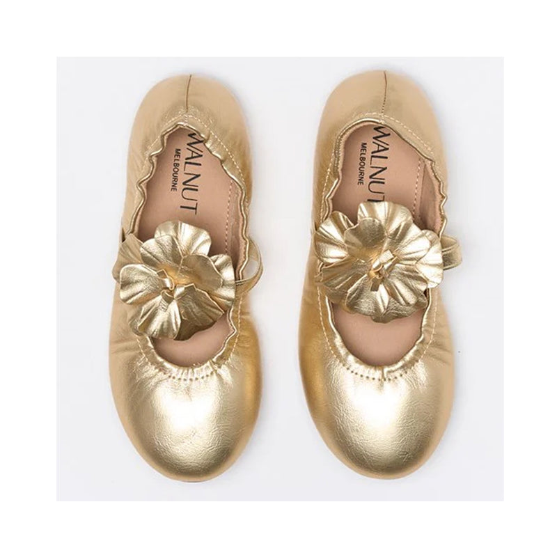 Children's Shoe Daisy Ballet - Soft Gold