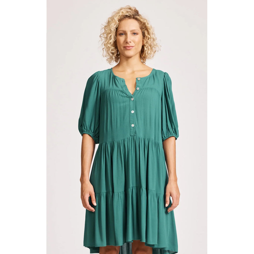 Dress Alegria Midi - Lagoon
