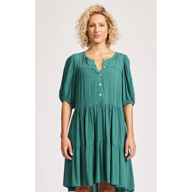 Dress Alegria Midi - Lagoon