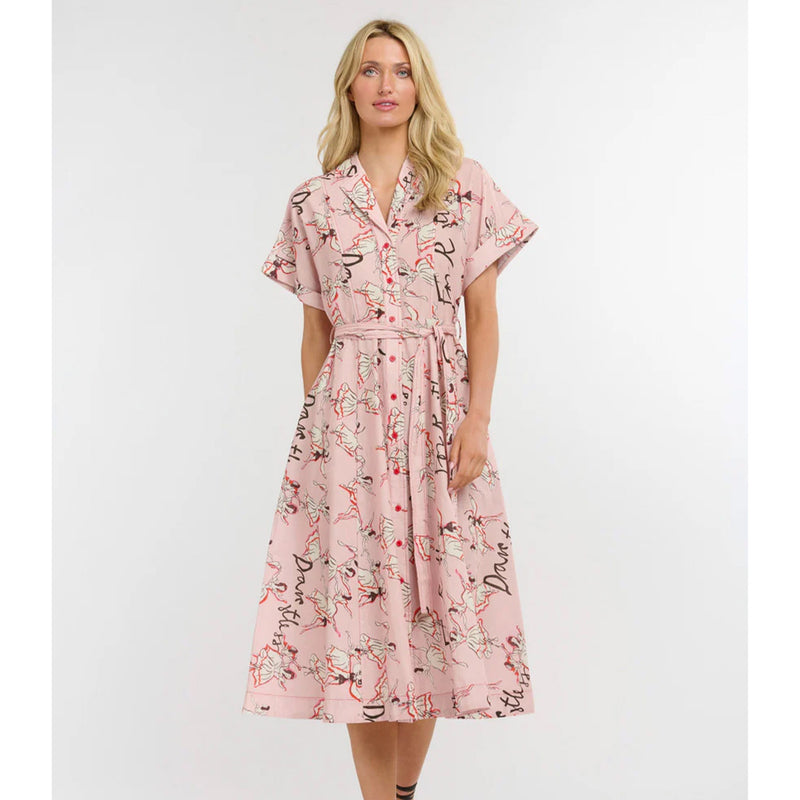 Dress Antoinette Short Sleeve - Ballet Pink