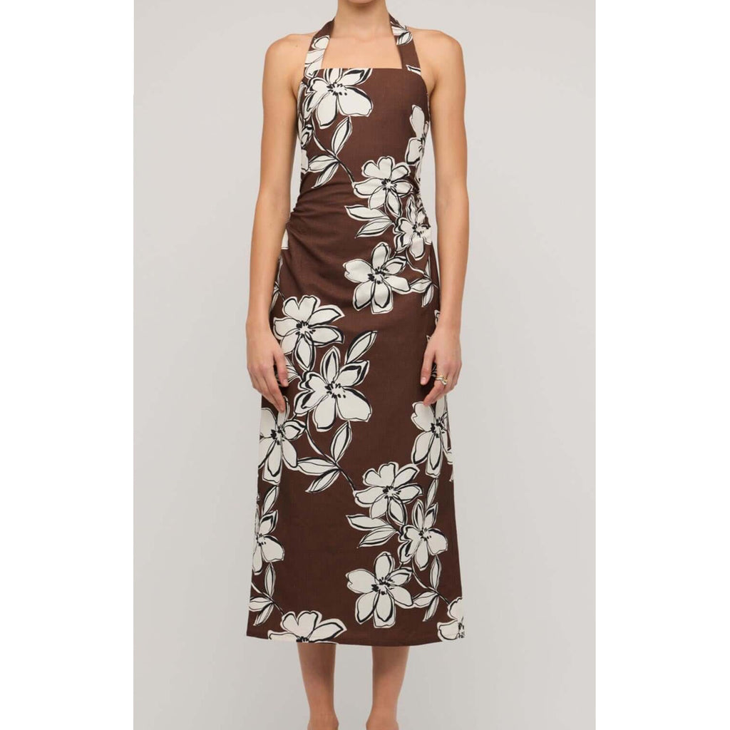 Dress Elara Halter Midi Dress