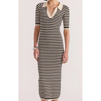 Dress Knit Lana Stripe