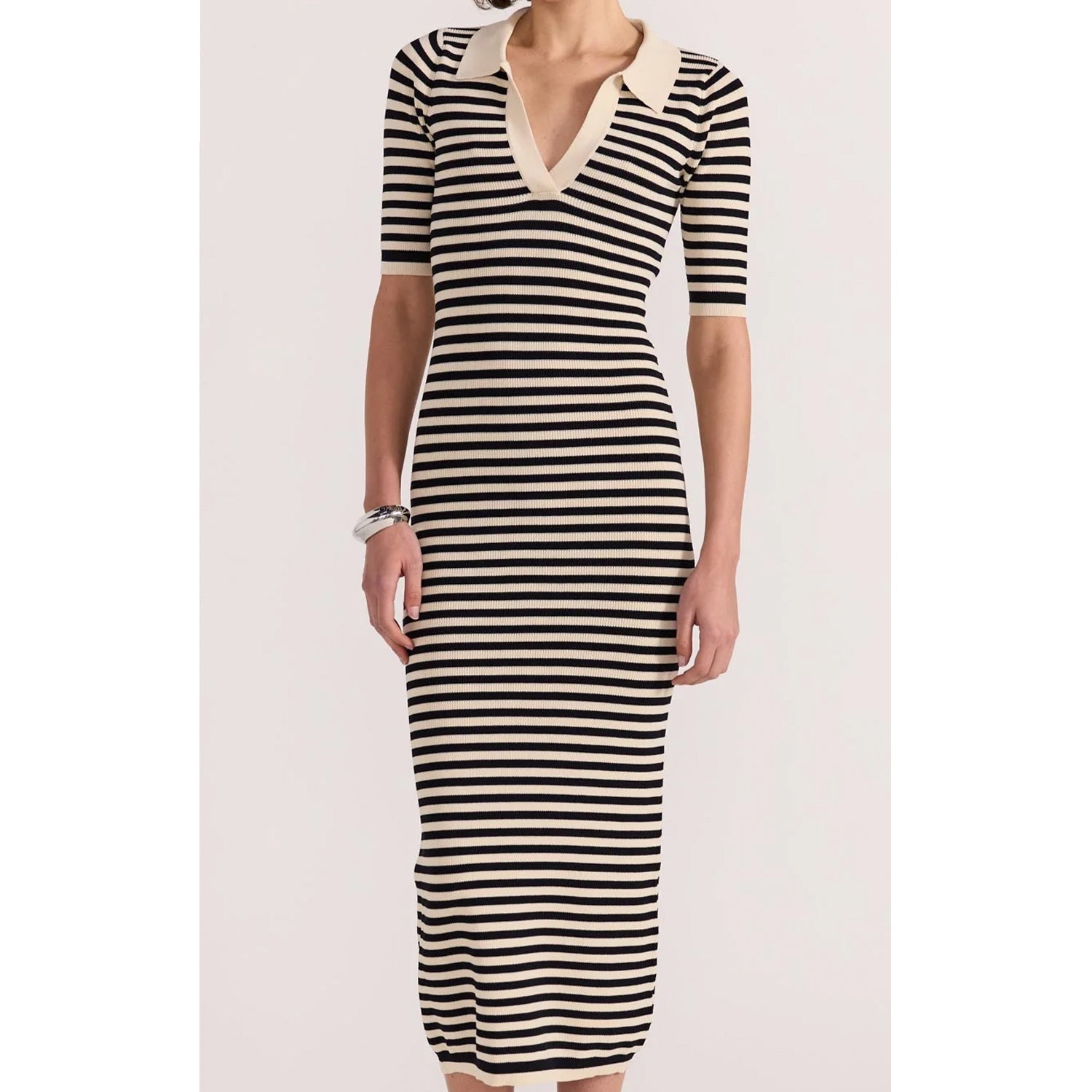 Dress Knit Lana Stripe