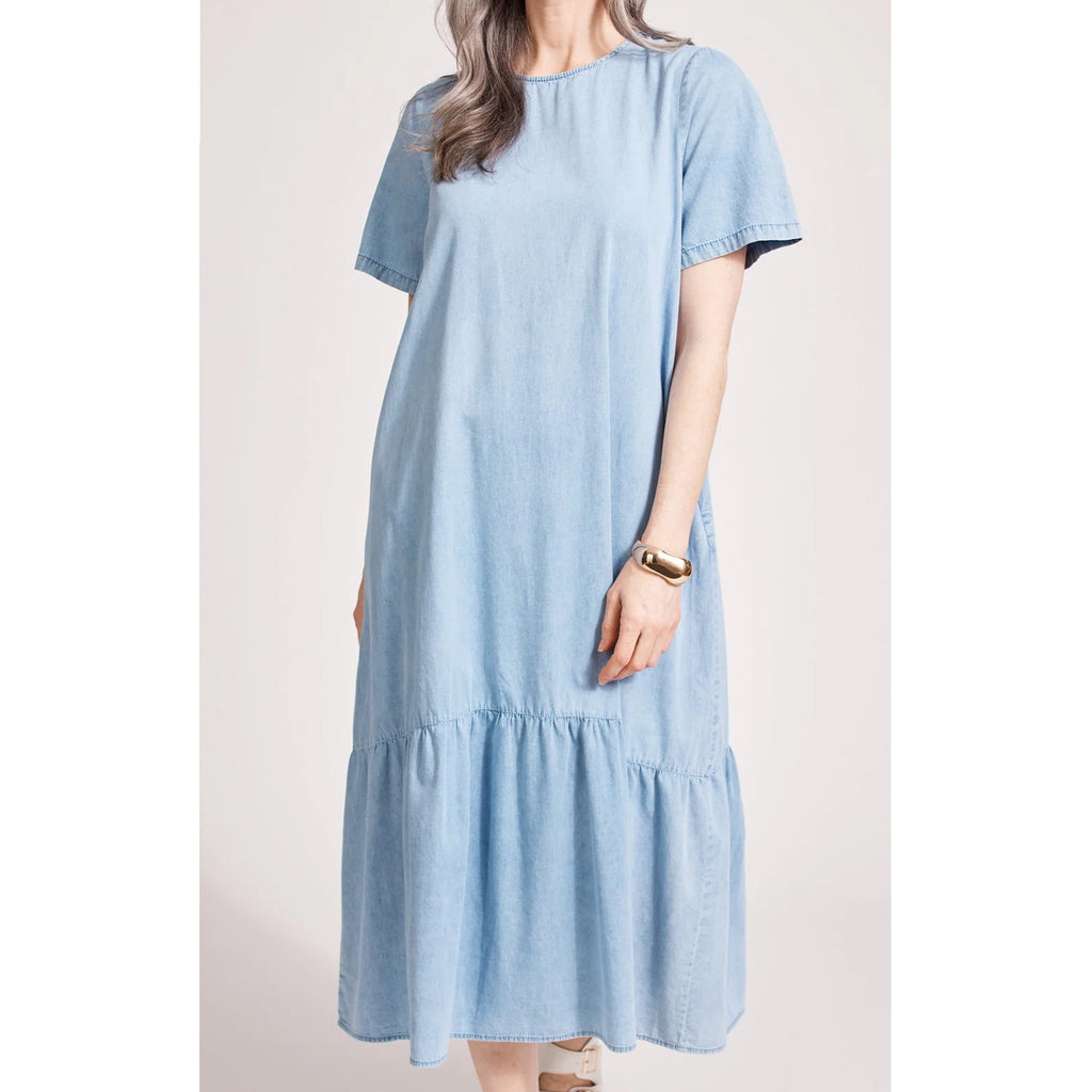 Dress Melenia Denim - Denim