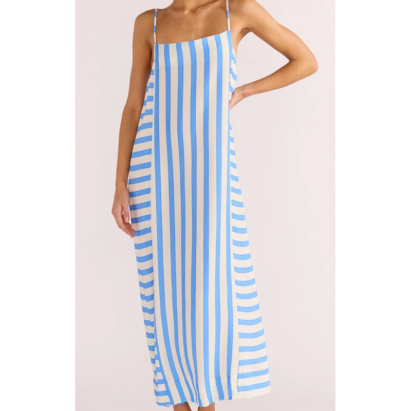 Dress Nimue Midi - Blue Stripe