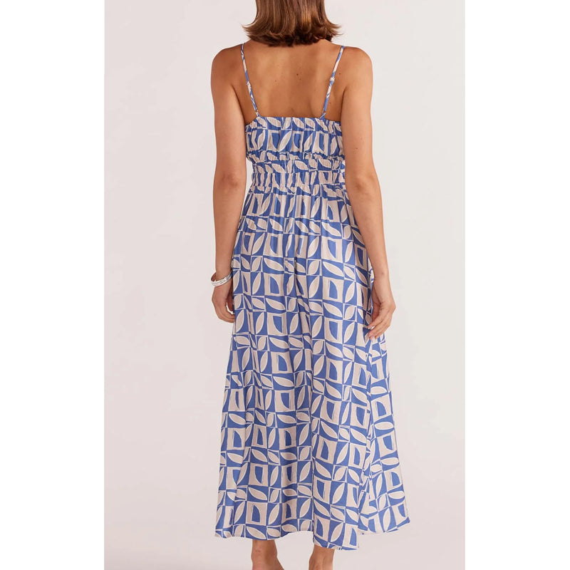 Dress Alto Sundress - Blue Geo