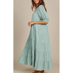 Dress Amelie Maxi - Seafoam