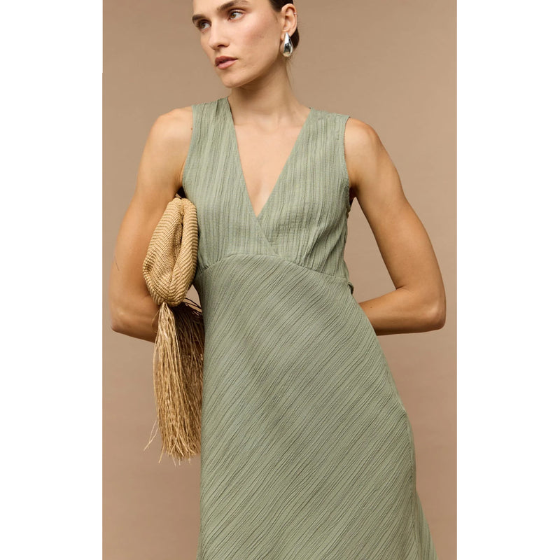 Dress Amira Bias Midi Dress - Sage