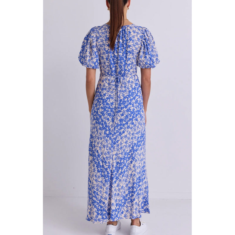 Dress Astrid - Blue Floral