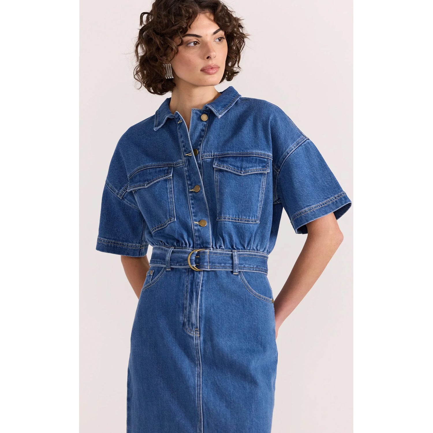 Dress Brooks Denim Midi