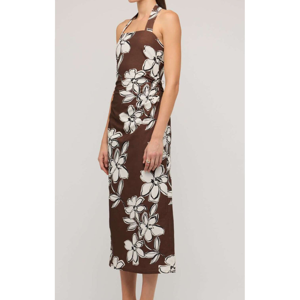 Dress Elara Halter Midi Dress