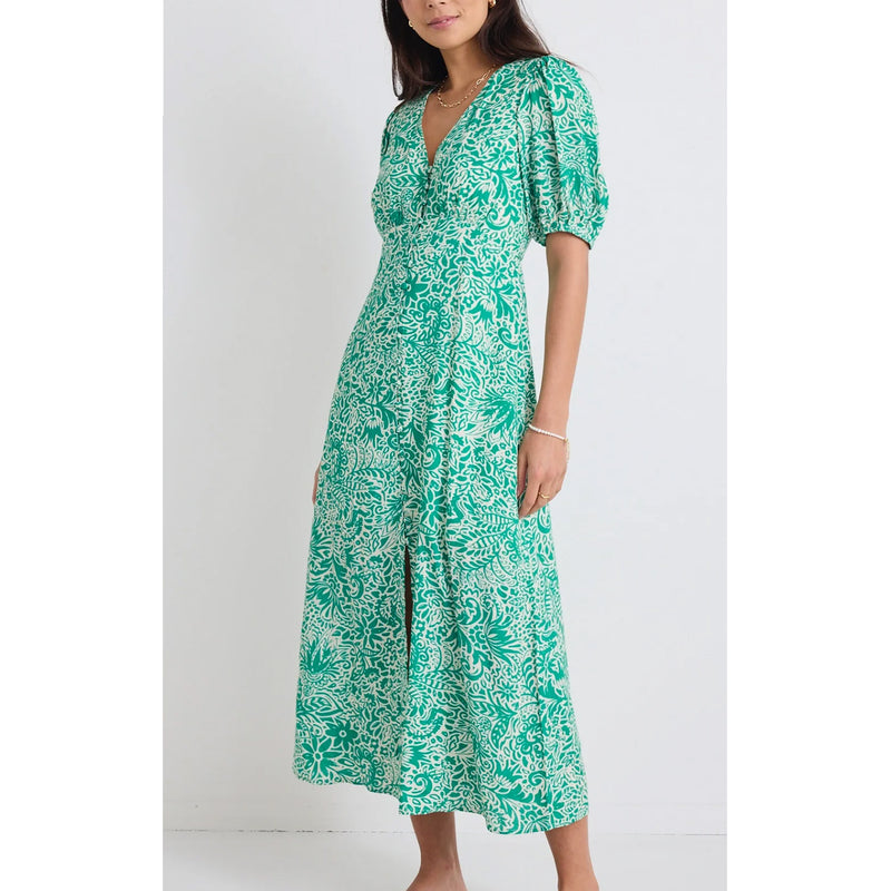 Dress Elemental - Green Batik