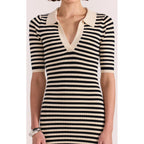 Dress Knit Lana Stripe