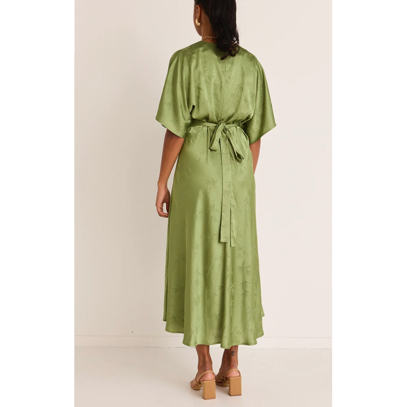 Dress Picasso Kimono Midi - Grass