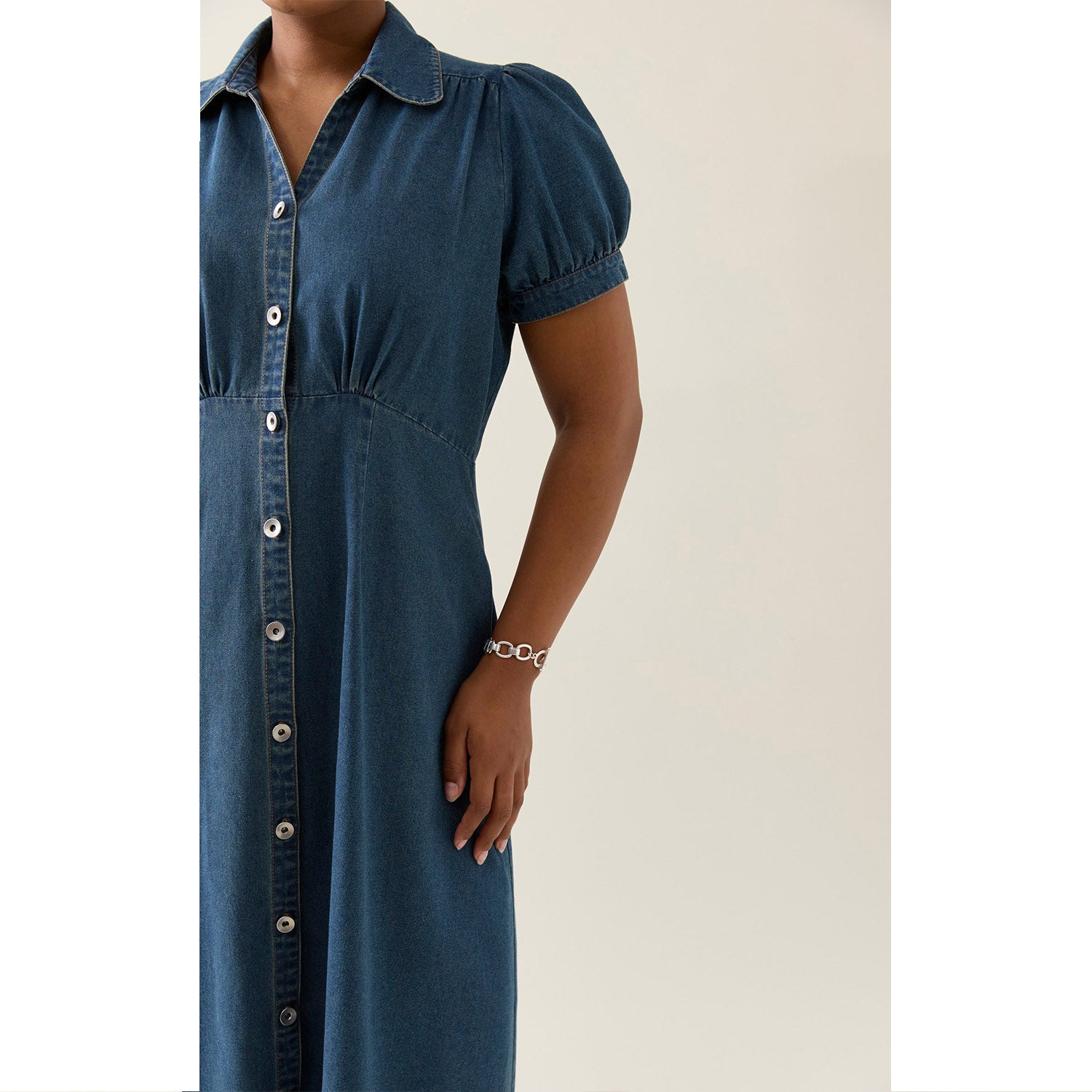 Dress Sofie Denim Maxi - Drift