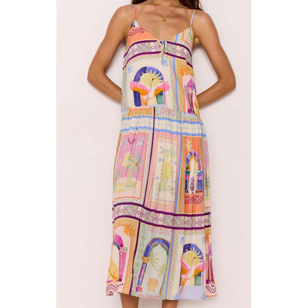 Dress Elysia Dropped Hem Maxi - Paradiso