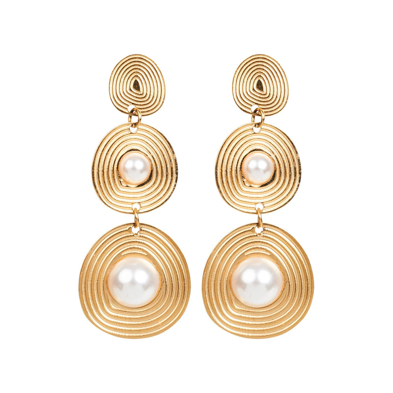 Earring Laax Pearl - Swirl